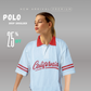 California Classic Polo Tee Drop shoulder
