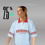 Burberry London Classic Polo Tee Drop shoulder